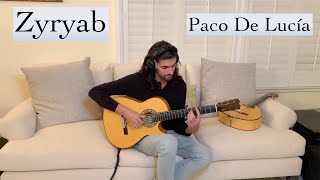 Zyryab Intro  Paco De Lucía Cover [upl. by Haram980]