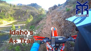 One of Idahos Best Single Track Trails Dirt Bike amp Enduro Motorcycles [upl. by Ennayk]