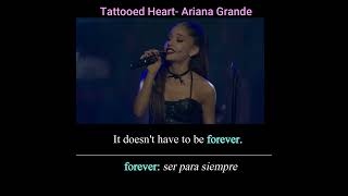 Tattooed heart Ariana Grande [upl. by Aveneg]