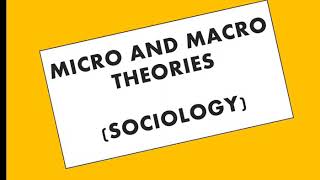 Micro and Macro theories in Sociologyin Malayalam [upl. by Asenej443]