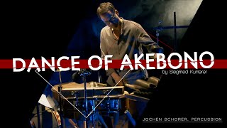 Siegfried Kutterer DANCE OF AKEBONO  Jochen Schorer Percussion [upl. by Haff]