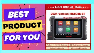 Autel MaxiCOM MK808KBT PRO Diagnostic Tools MK808KBT OBD2 Scanner Code [upl. by Swanhilda]