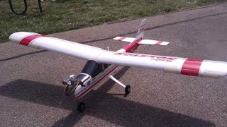 Hobbico Nexstar Rc airplane crash [upl. by Brad]