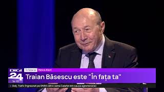 Președintele Traian Băsescu la Digi 24 22072024 [upl. by Aciraa]