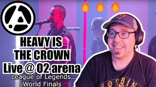 LINKIN PARK LIVE AT THE O2 quotHeavy Is The Crownquot League of Legends World Championship  REACTION [upl. by Valer]