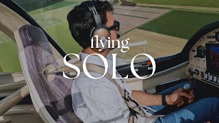 Solo Flight  Private Pilot Training at Lelystad Airport  Aquila A210  ATC Audio [upl. by Vacuva38]