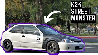 k24 1996 Honda Civic CX Dream Build [upl. by Carleton]