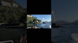 Lake Como Boat trip Montrasio  Bellagio beautiful lake villages travel watsapp shortsfeed [upl. by Llenahc]