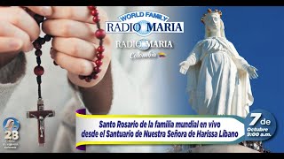 🔴 Rosario Radio María World Family desde el Santuario de Nuestra Señora del Harissa Líbano [upl. by Oiznun]