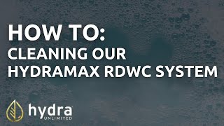 How To Cleaning our HydraMax RDWC System [upl. by Nylloc363]