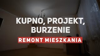 Remont mieszkania 1  prezentacja burzenie projekt [upl. by Thury]