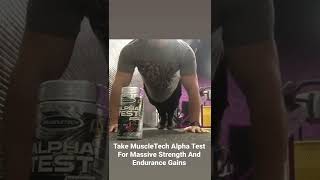 Take MuscleTech Alpha Test For Massive Strength And Endurance Gains Chest Exercise Video [upl. by Nobe]