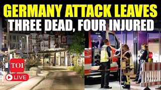 LIVE  Deadly Knife Attack In Germanys Solingen  3 Killed 4 Injured At Festival Of Diversity [upl. by Aleafar]