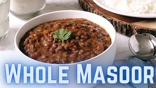 Whole Masoor Dal Instant Pot Lentil Curry [upl. by Etem]