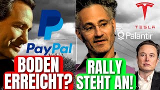 Pay Pal Aktie Jetzt die Zeit zum Kauf Palantir vernichtendes Urteil amp Tesla vor Kaufzone [upl. by Yddor]