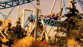 EUROPAPARK BlueFire Off amp Onride Frontseat PoV HD [upl. by Lindemann]