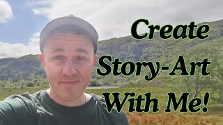 Creating Fun Story Art Together  Silly Scribbles 1 [upl. by Lacee]