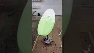 Resin tint surfboards resinart resintint colors surfboard [upl. by Nynahs]