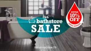 Bathstore Autumn Sale Extra 10 Percent Off  TV Advert 7th October 2013 [upl. by Worthington]