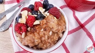 How To Make Healthy Rice Pudding with Brown Rice  Instant Pot  Stove Top  Slow Cooker [upl. by Kore]