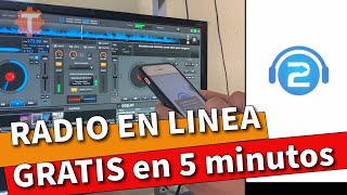 Crear tu RADIO EN LINEA ¡GRATIS con Virtual DJ y Listen2myradio [upl. by Sievert]