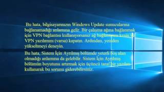 Windows 10 0x800F0922 Hatası ve Çözümü [upl. by Harte]