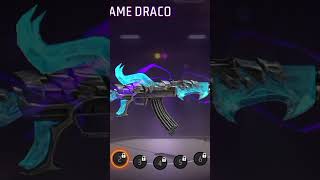 Like and subscrib Blue Dragon AK 47 evo gun skinn freefiregarena [upl. by Liahkim842]