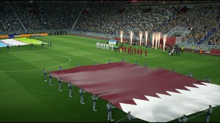 Qatar vs Uzbekistan  World Cup 2026 Qualifier  eFootball 2025 Gameplay [upl. by Aihtenyc]