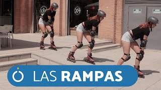 Cómo SUBIR y BAJAR RAMPAS con PATINES en LINEA [upl. by Yrollam]