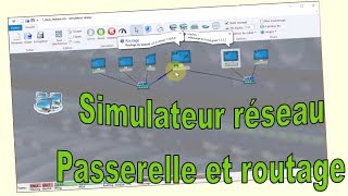 Simulateur réseau  Passerelle et routage [upl. by Takeo986]