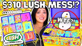 DISASTROUS 310 LUSH ADVENT CALENDAR  Lush Advent Unboxing [upl. by Dupaix]