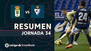 Resumen de Real Oviedo vs SD Eibar 11 [upl. by Gapin333]