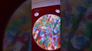 Check out my Preschool Light Table Center 💡🌈 Students can use tweezers to sort colorful [upl. by Eidac142]