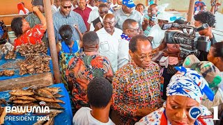 Bawumia celebrates Farmers day with residents in Jacobu during campaign tour [upl. by Wilkison]