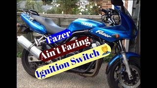 FZS600 Fazer Ignition Fault Removing The Switch [upl. by Hakim]