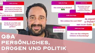 QampA Persönliches Drogen und Politik 15 [upl. by Netnilc]