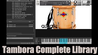 TAMBORA COMPLETE Library😱Las mejores percusiones😱Samples para Kontakt 6 amp Kontakt 7🎼🎹By LMTYM🔥💯 [upl. by Aipotu]