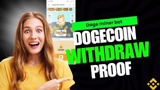 Dogecoin Telegram mining bot withdraw 2025 proof  free doge earn game [upl. by Masterson]