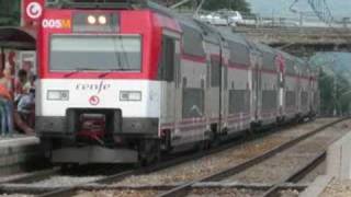 Video fotográfico Cercanías Renfe Barcelona línea C2 [upl. by Ecnadnac94]