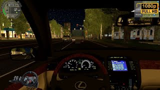 2004 Lexus LS430 Night Drive  Logitech G29  City Car Driving [upl. by Ax]