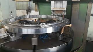 slewing bearing running in test [upl. by Gladdie712]