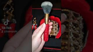 Glitz and Glam makeup brush set in red [upl. by Htnamas209]