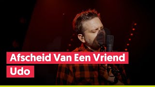 Udo weet iedereen te ontroeren met Afscheid van een Vriend [upl. by Newberry]