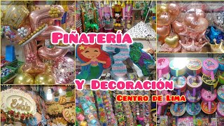 Piñatería y Decoración en el Centro de Lima [upl. by Tice712]