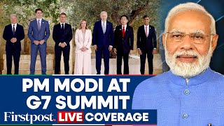 G7 Summit 2024 LIVE Indias PM Modi Holds Bilateral Meeting with Italys Giorgia Meloni [upl. by Notxed]