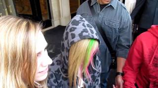 Avril Lavigne signing autographs in Paris February 2011 [upl. by Pearlstein]