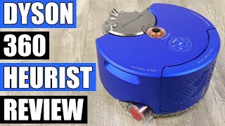 Dyson 360 Heurist  Dyson Is Thinking Outside the Box  Robot Vacuum Review [upl. by Novahs]