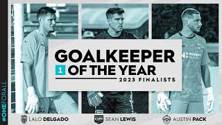 2023 USL League One Goalkeeper of the Year Finalists 🧤 [upl. by Simonsen]