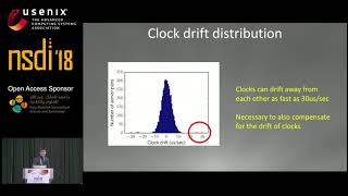 NSDI 18  Exploiting a Natural Network Effect for Scalable Finegrained Clock Synchronization [upl. by Ettenom160]