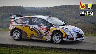 Condroz 2014  Onboard SolbergMillsC4 WRC  Shakedown HD by brallybe amp FSV [upl. by Lachish]